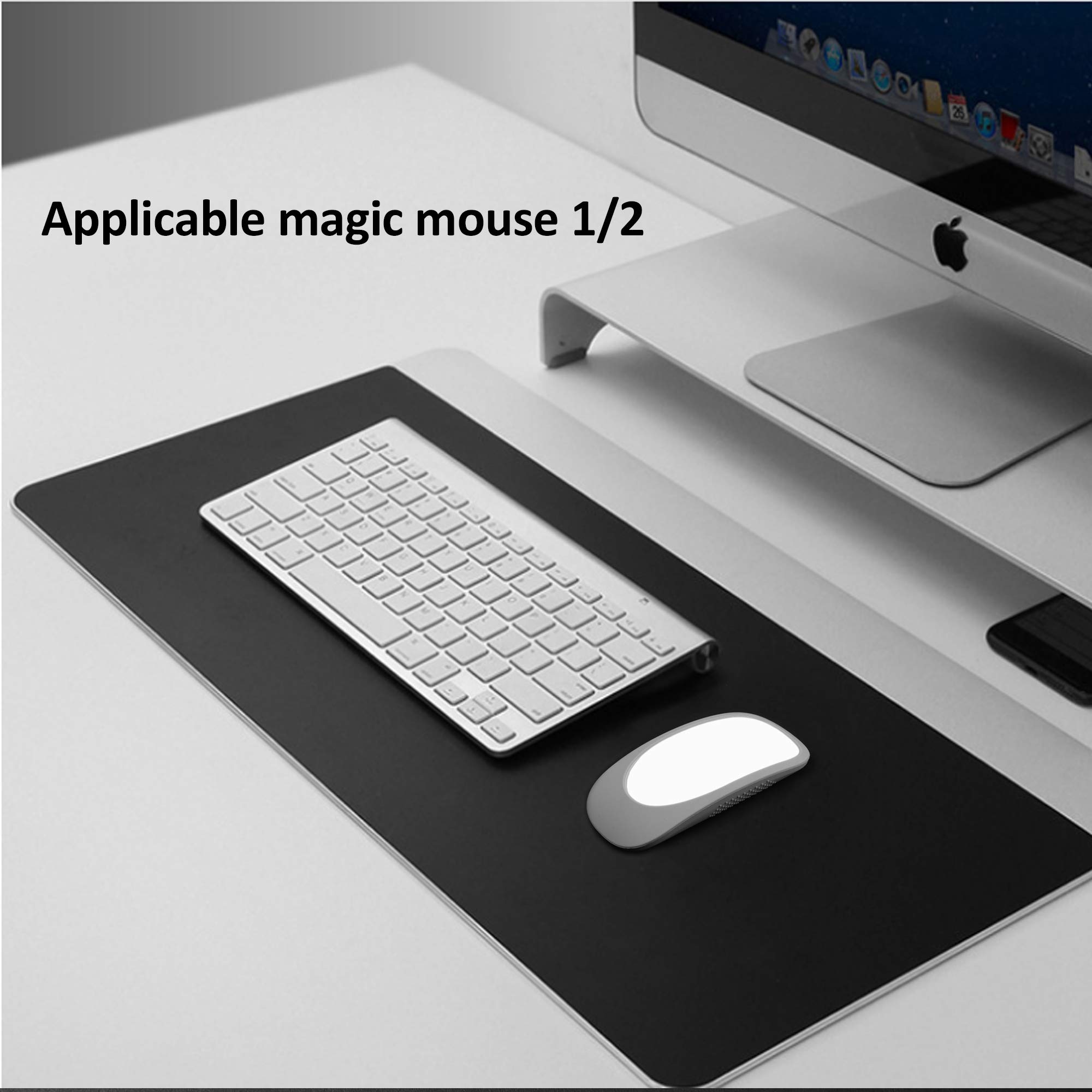 Purple Silicone Protective Case Cover for Apple Magic Mouse 1/2 - Shockproof & Anti-Slip Skin for iPad Accessories - Perfect for Office, Home & Travel Use