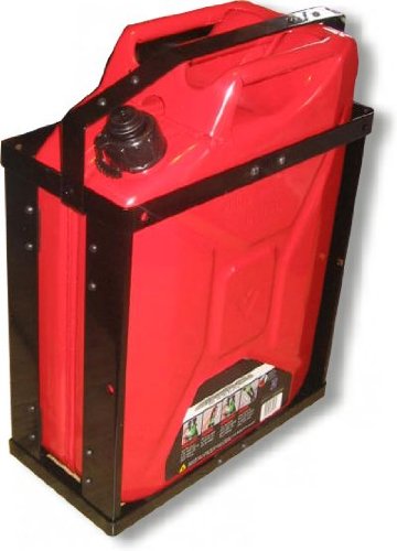 Lockable HD Jerry Can Holder for Steel Jerry Cans - Secure Fuel & Water Storage for Camping, Off-Road & Emergency Preparedness