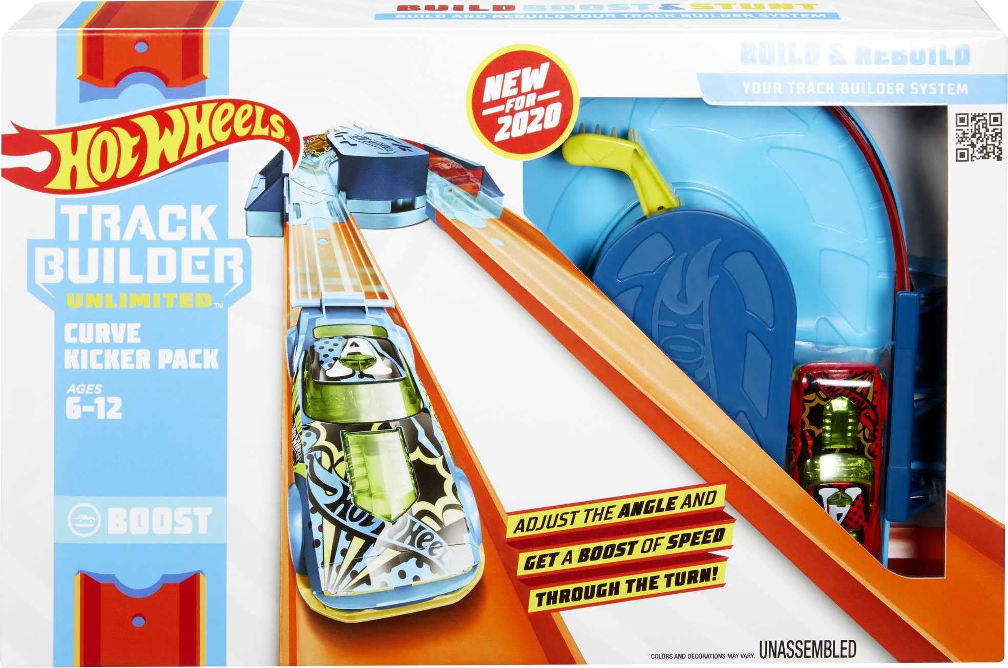 Hot Wheels Track Builder Pack - Assorted Stunt Car Racing Sets for Kids (Styles Vary) | Ultimate Toy Car Adventure for Birthday Gifts & Family Game Nights