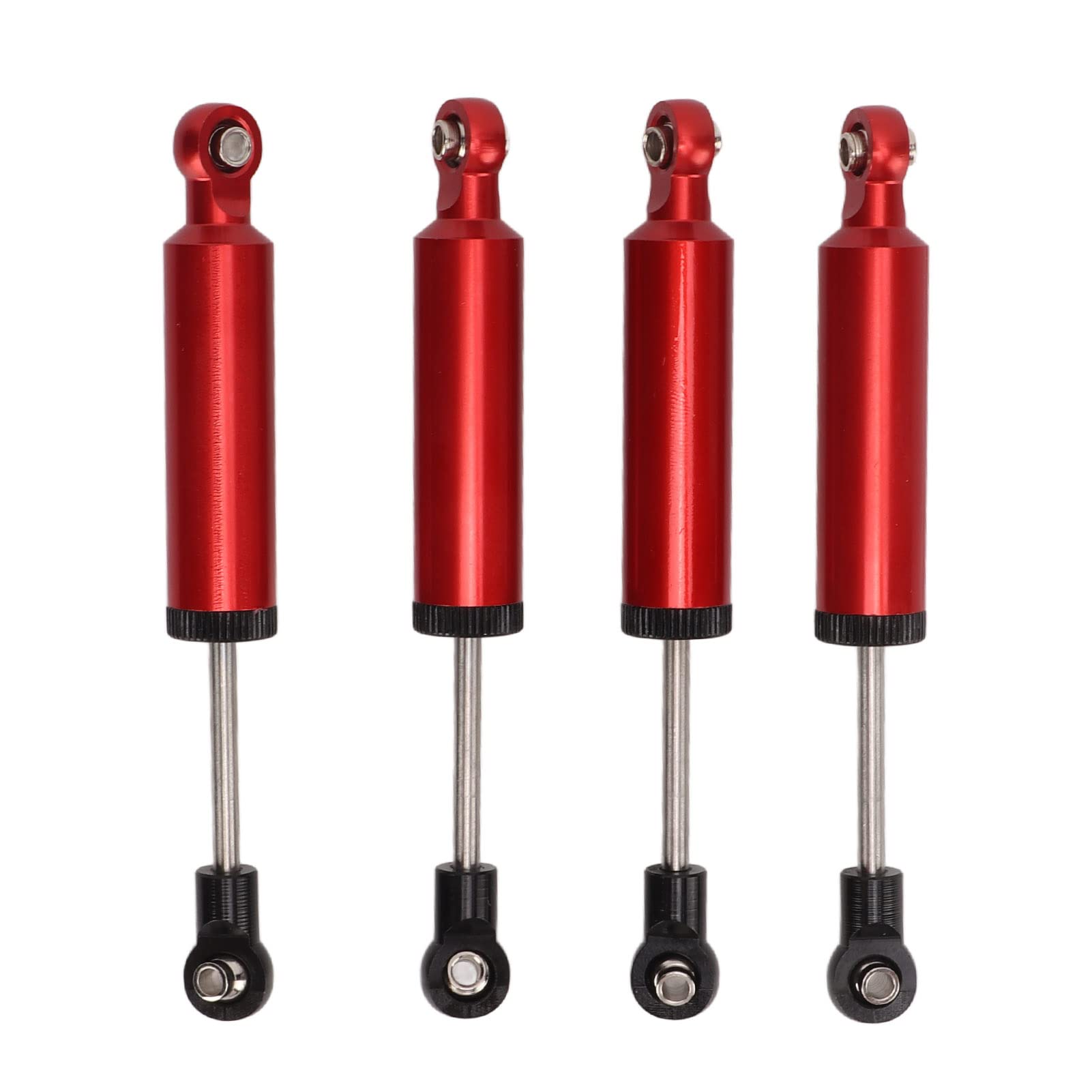Universal 1/10 Scale RC Crawler Car Damper Shocks - High Performance Damping Replacement Parts for Off-Road RC Vehicles (Red) - Perfect for Rock Crawling, Trail Driving & RC Car Upgrades