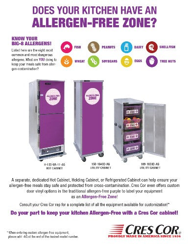 CresCor H137UA12D Insulated Heated Cabinet - Aluminum Construction with 12 Universal Angles - Perfect for Food Service, Catering & Commercial Kitchens