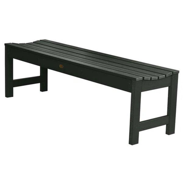 Lehigh Backless Synthetic Wood Picnic Bench - Durable Outdoor Dining Table for Patio, Garden & Park - Perfect for BBQs, Camping & Family Gatherings