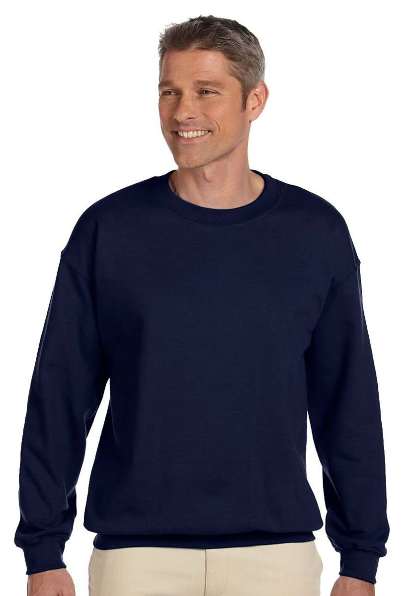 Hanes Men's Heavyweight Fleece Crewneck Sweatshirt - Soft Cotton Pullover for Casual Wear, Gym & Outdoor Activities