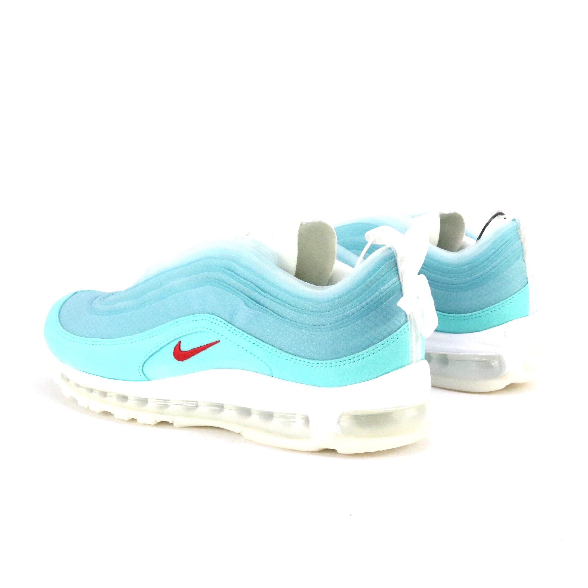 Nike Air Max 97 'On Air Shanghai Kaleidoscope' - Ice Blue/Light Aqua/Gym Red/White Sneakers for Running, Gym & Streetwear Fashion