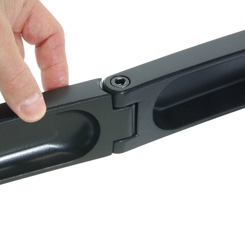 Amer Networks AMR3C Triple Monitor Stand - Heavy Duty Desk Clamp Mount for 13-32 Inch Screens | Perfect for Home Office, Gaming & Workstation Setups