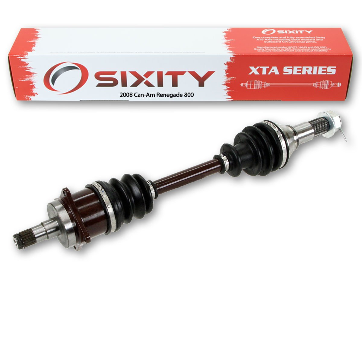 Can-Am Renegade 800 4X4 Front Left Axle Driver Side Replacement - Compatible with 2008 Models | Durable Off-Road ATV Parts for Trail Riding & Mud Adventures
