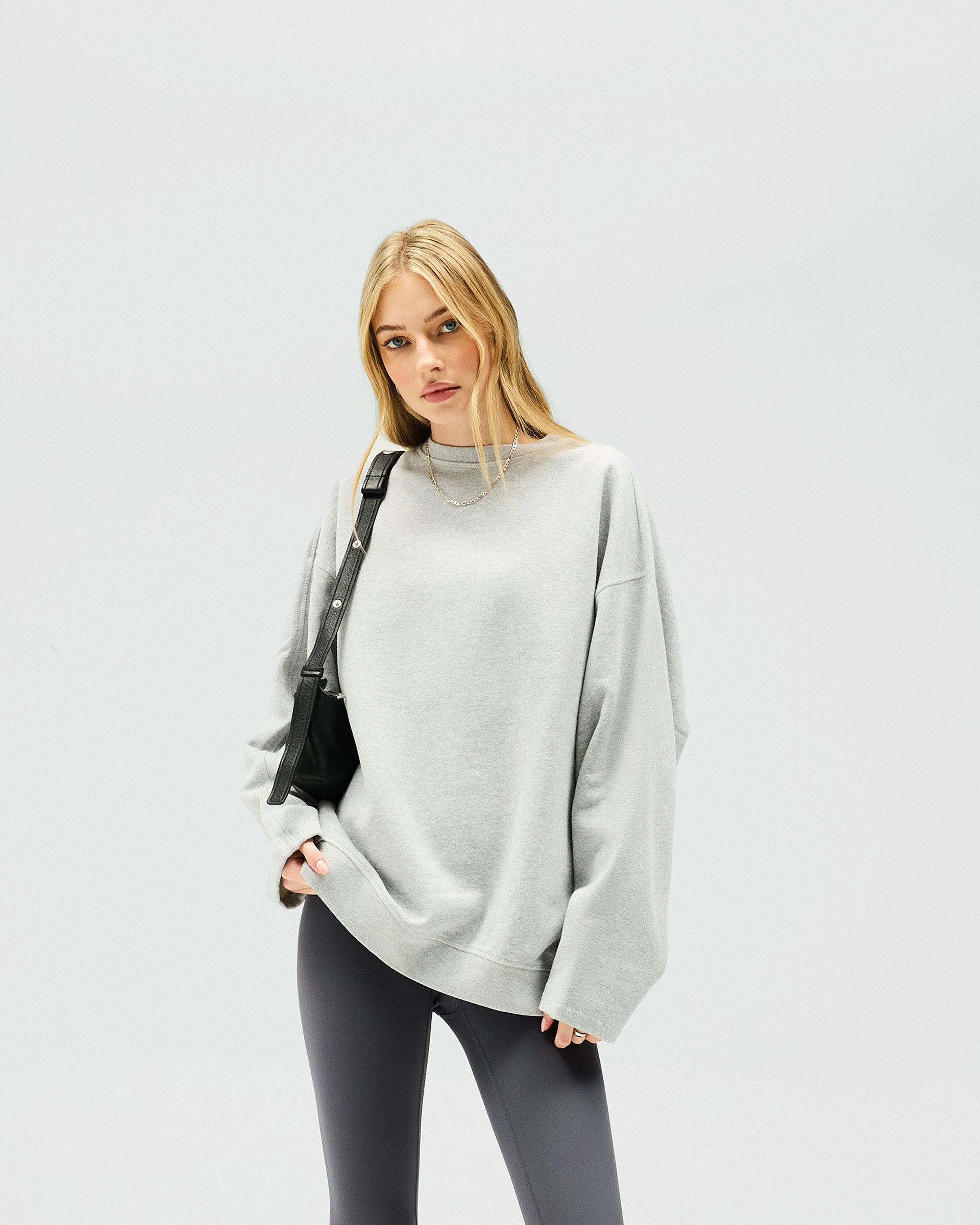 Owners Club Relaxed Sweater - Soft Grey Marl Pullover for Men & Women | Cozy Casual Wear for Fall & Winter