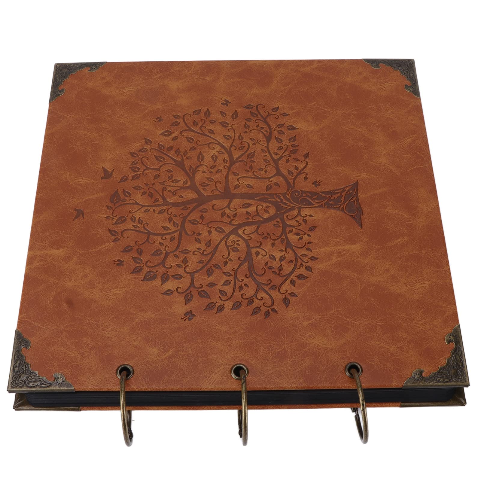 Vintage Loose Leaf Photo Album - Retro Style Scrapbook for Collecting Memories, Ideal Gift for Friends & Family | Perfect for Wedding Photos, Baby Pictures & Travel Souvenirs