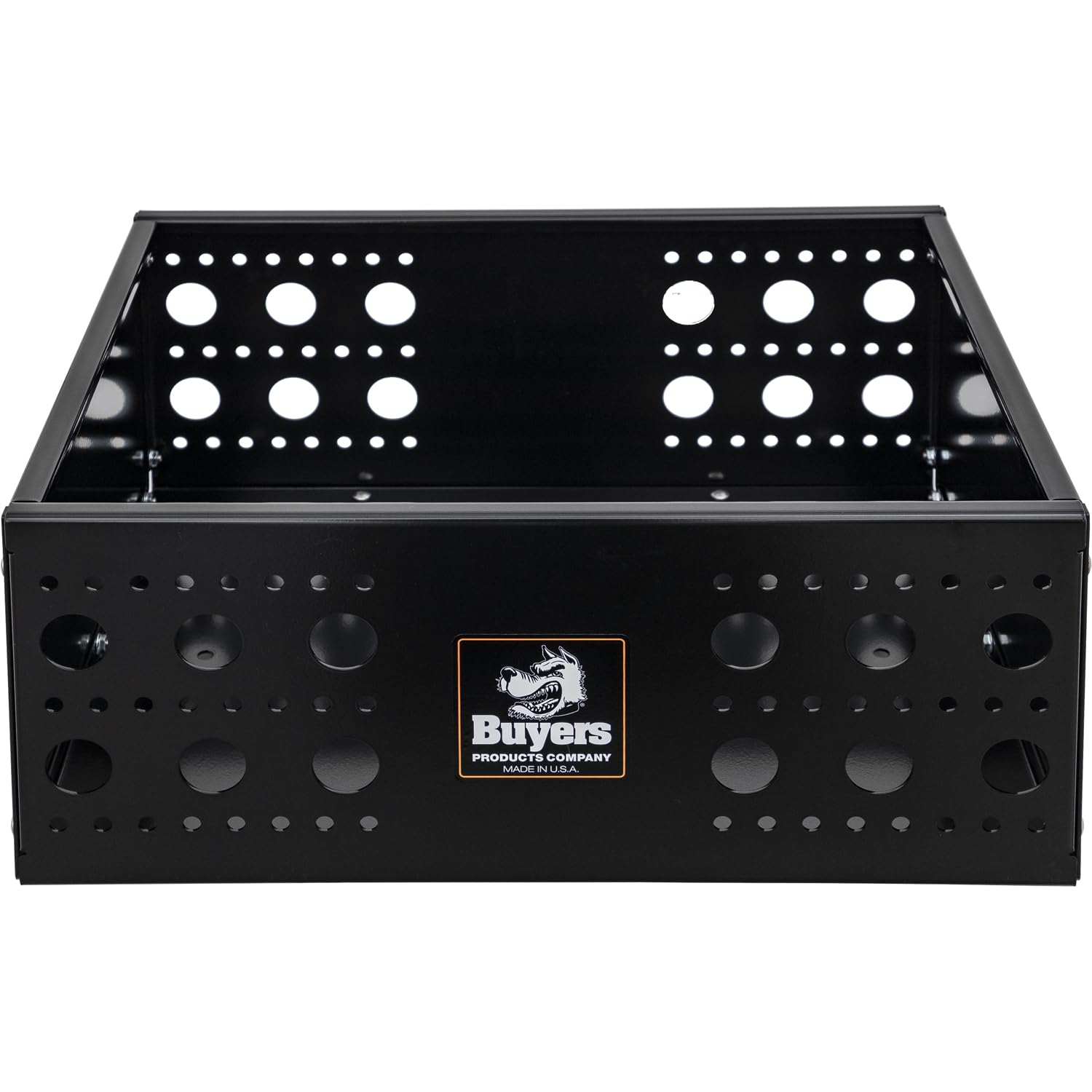 Buyers Products 1744124 Universal 18x10x24 Inch Multi-Purpose Truck Storage Basket - Heavy Duty Cargo Organizer for Tools, Equipment & Gear - Fits Trucks, Service Bodies, Tractors & UTVs - Perfect for Worksites, Farms & Outdoor Adventures