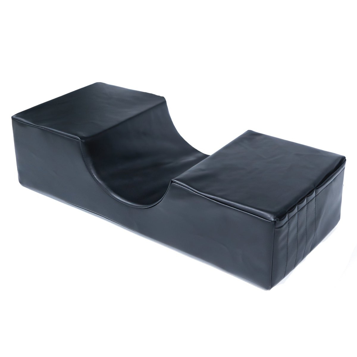 U-Shaped Memory Foam Neck Pillow for Travel & Office - Ergonomic Support for Airplane, Car, Home & Work - Soft Leather Cover