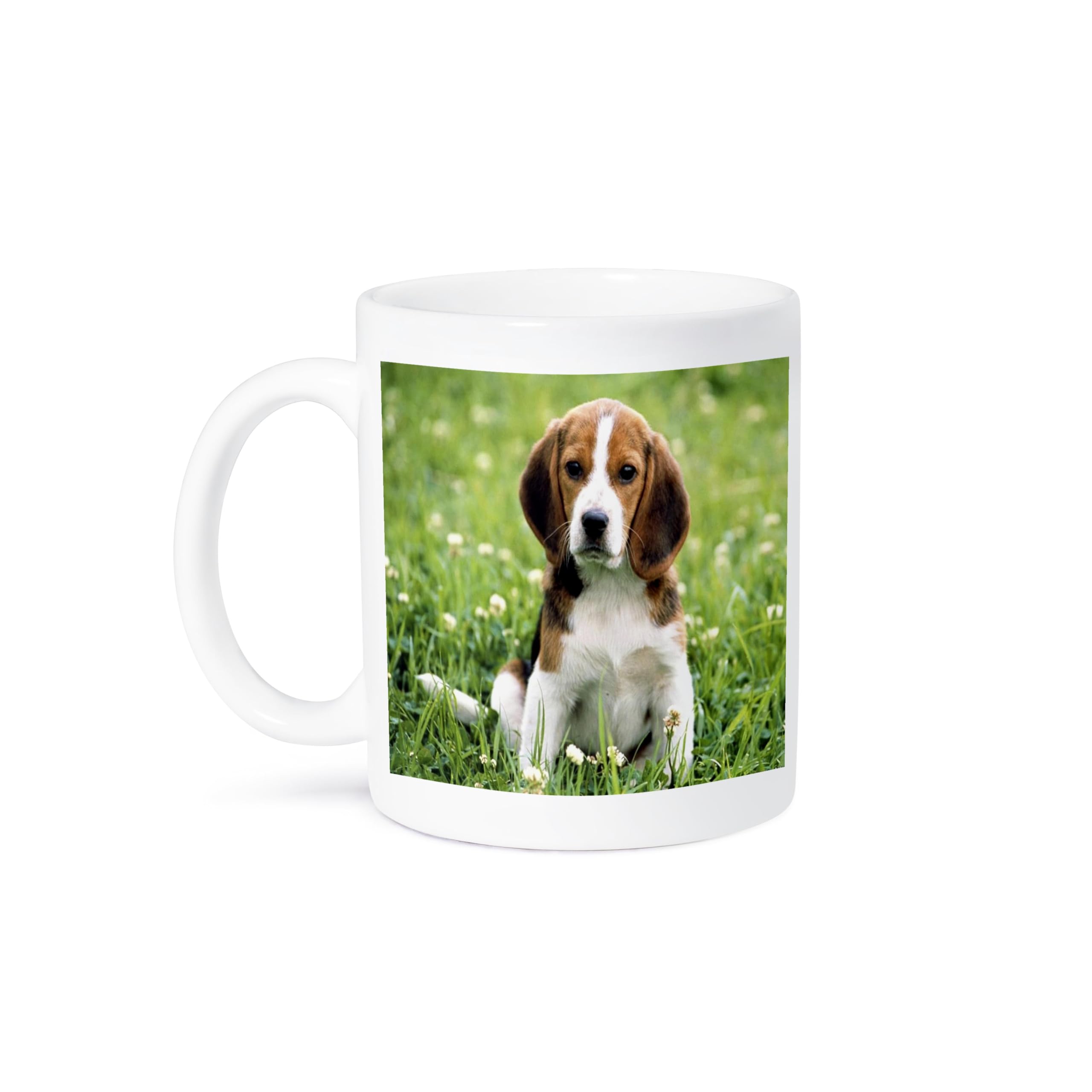 3dRose Beagle Lover Ceramic Coffee Mug 15 oz - Perfect for Dog Lovers, Office Use & Gift Giving