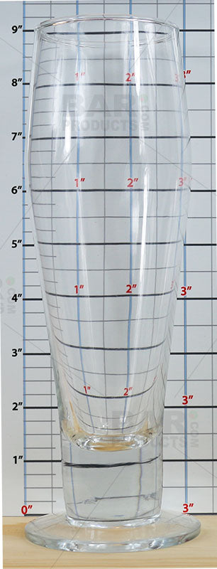 BarConic® 15 oz Footed Ale Beer Glass Set of 6 - Perfect for Craft Beer, Home Brewing, and Pub-Style Entertaining