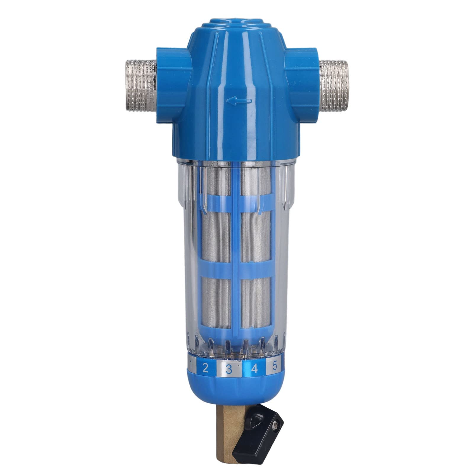 Stainless Steel G3/4 Water Purification Filter with External Thread - Rustproof & Leakproof Backwash Filter for Home, Farm, Kitchen & Garden Water Filtration System