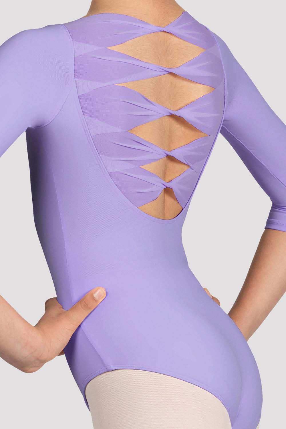 Mirella Glow Girl 3/4 Sleeve Leotard for Girls - Ballet Dancewear & Gymnastics Outfit - Perfect for Dance Classes, Recitals & Performances