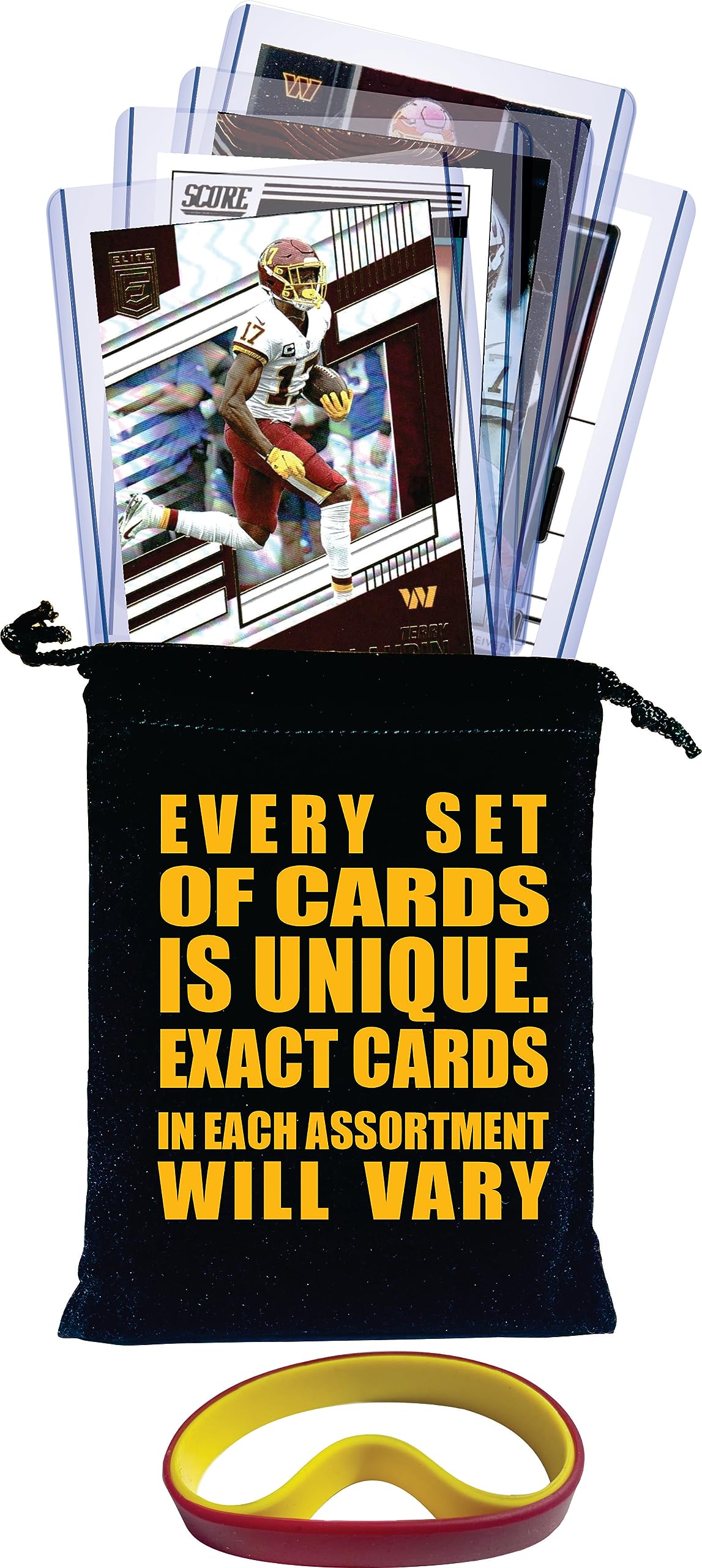 Terry McLaurin Washington Commanders Football Cards (5-Pack) - Perfect for Collectors, Fans, and Gifts - Great for Game Day, Memorabilia Displays, and Trading