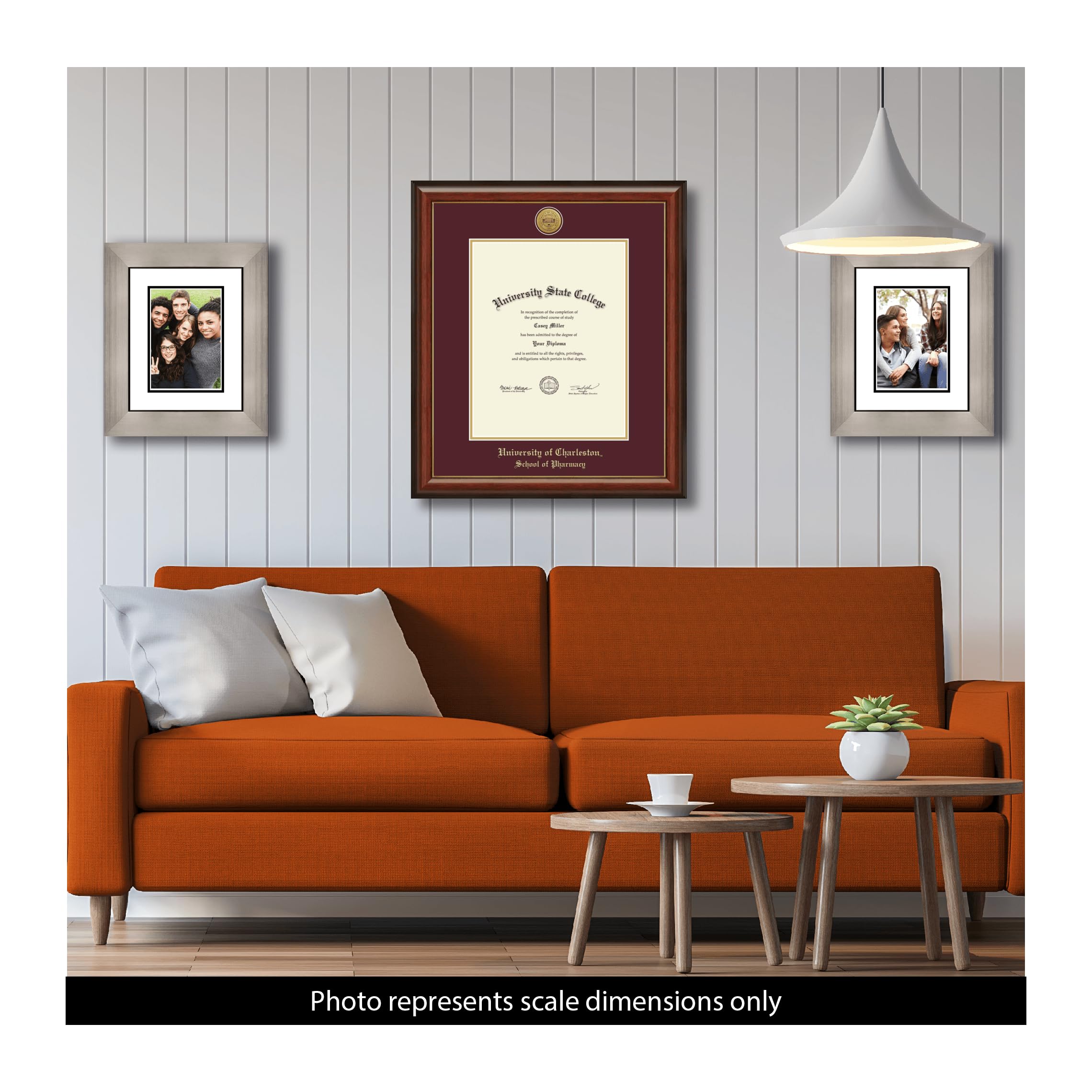 University of Charleston School of Pharmacy 11x14 Diploma Frame - Gold Engraved Medallion Display for Bachelor's, Master's & PhD Degrees - Perfect for Graduation Gifts & Office Decor