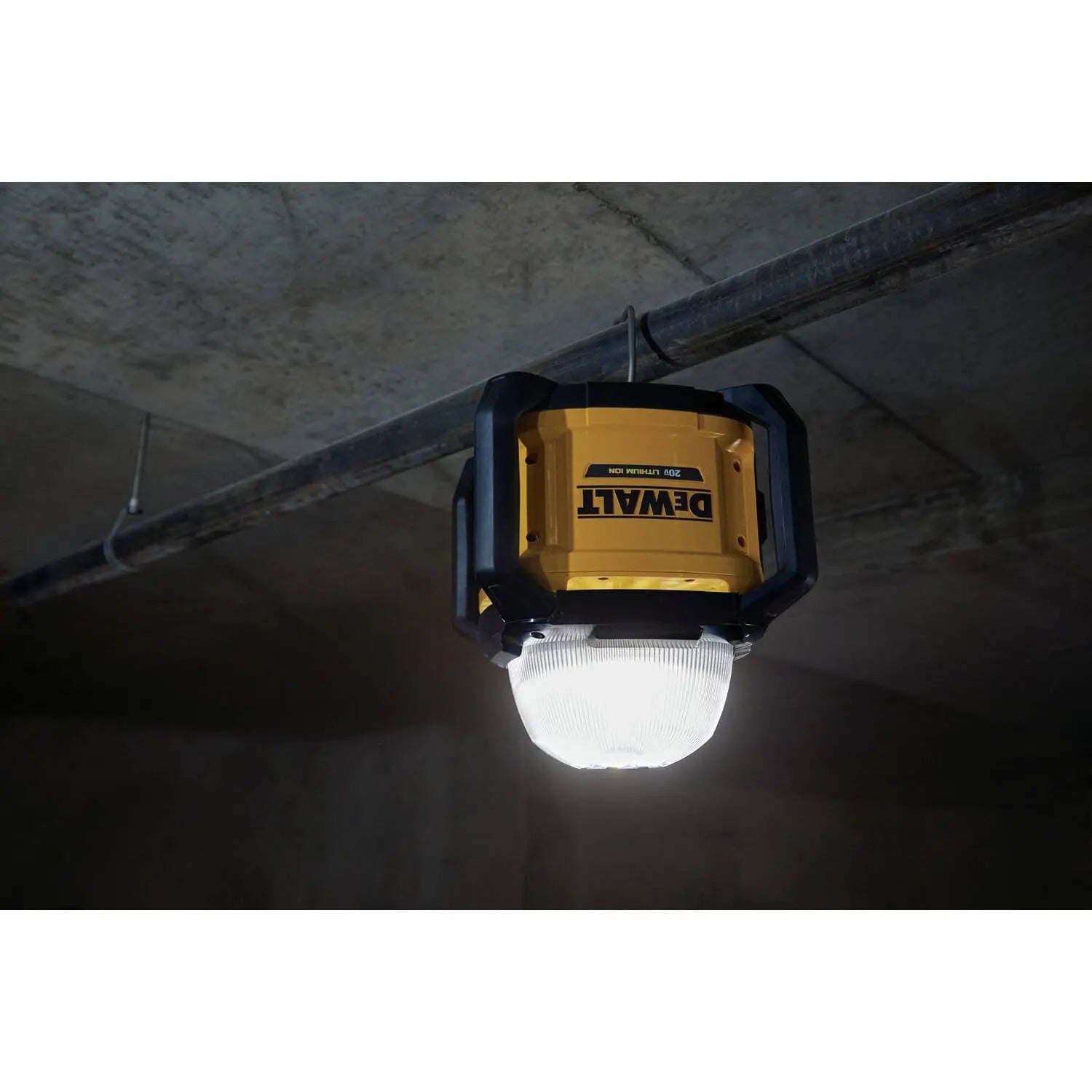 DEWALT DCL074 20V MAX Cordless Work Light with Tool Connect - Bright LED Flashlight for Construction, Home Repair & Outdoor Camping
