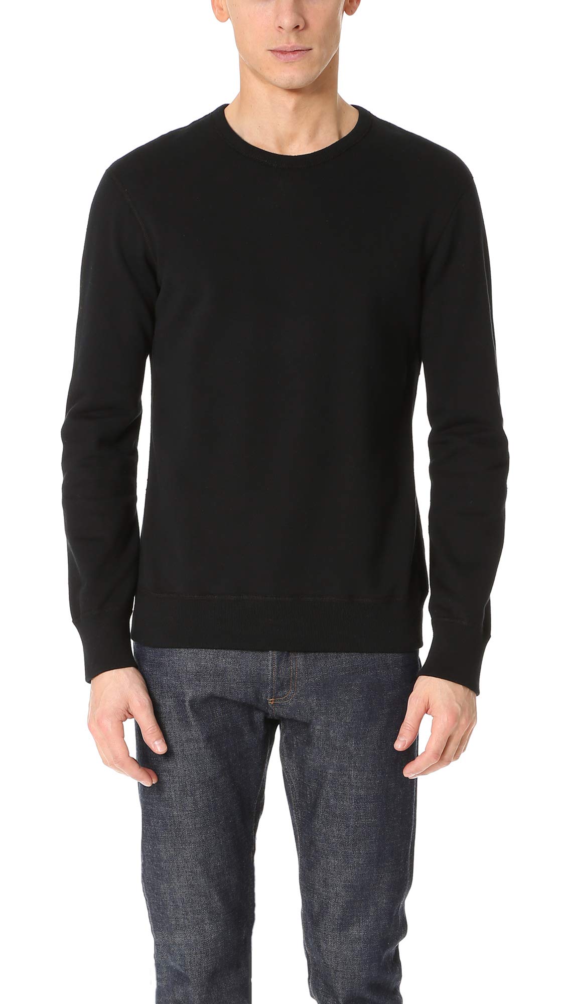 Men's Slim Fit Midweight Terry Crewneck Sweatshirt - Comfortable Casual Pullover for Everyday Wear, Gym, and Lounge