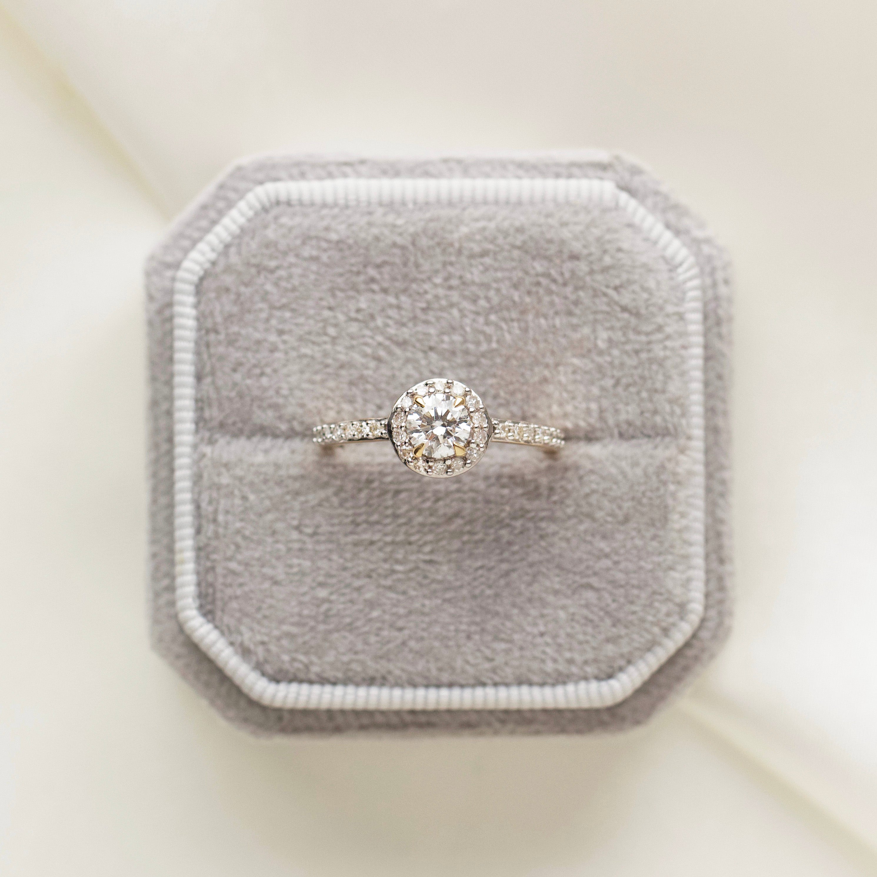 Grace CVD Diamond Ring - Size UK N 1/2 | Lab-Grown Diamond Engagement Ring for Women | Perfect for Proposals, Anniversaries & Special Occasions