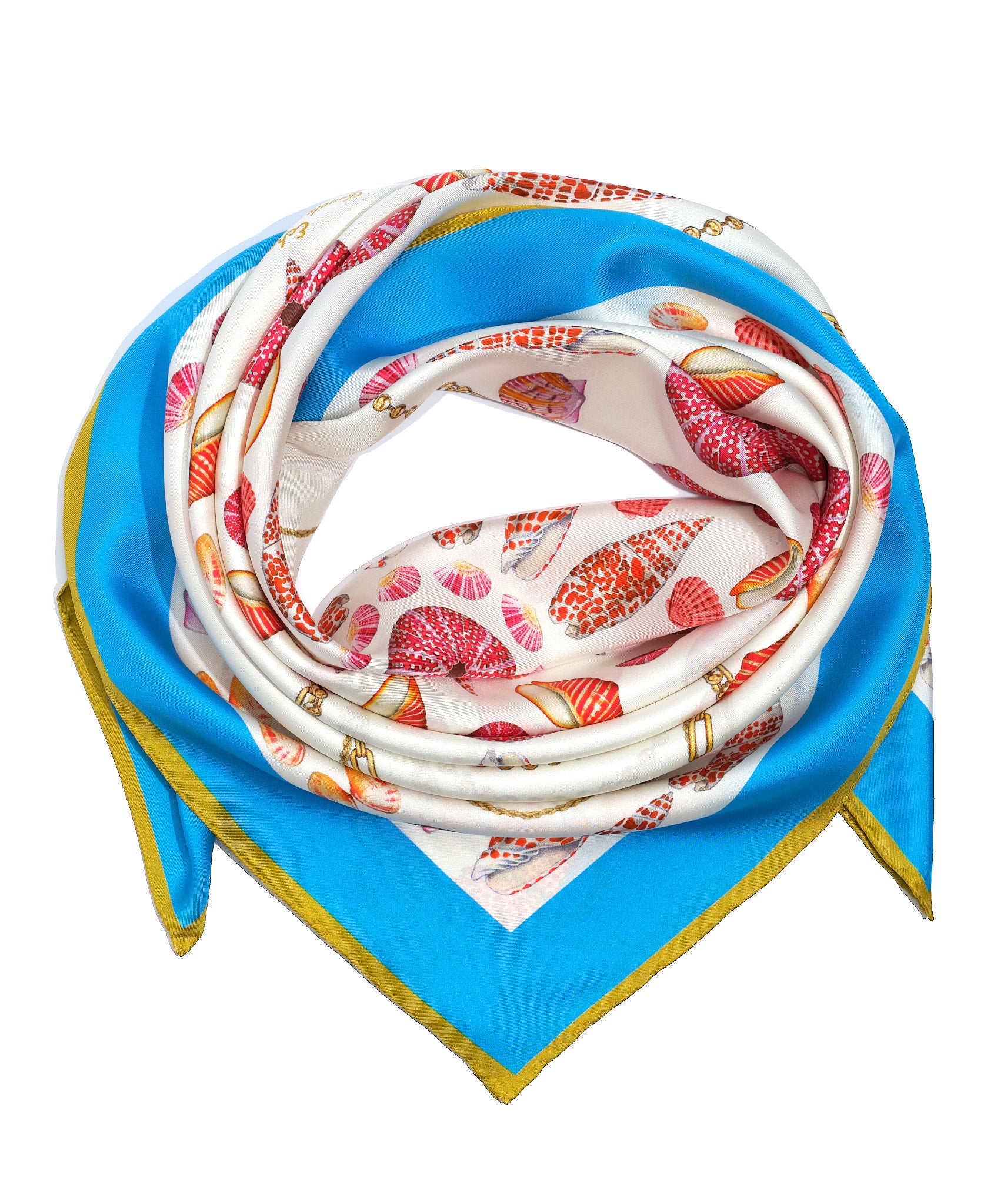 Jewels Of The Sea Silk Square Scarf - 35