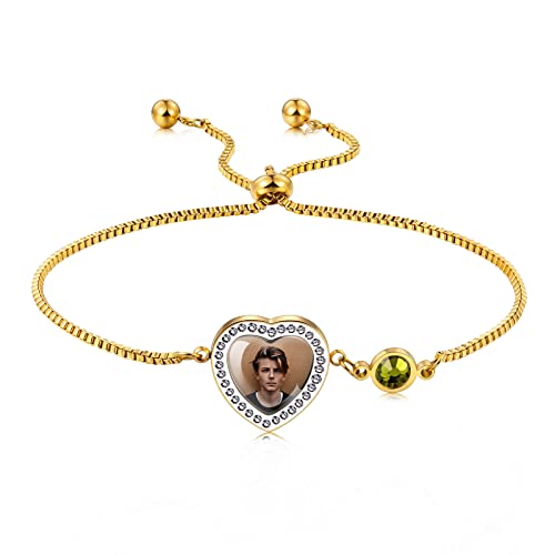 B1: 1 Birthstone + Gold (Color Photo)