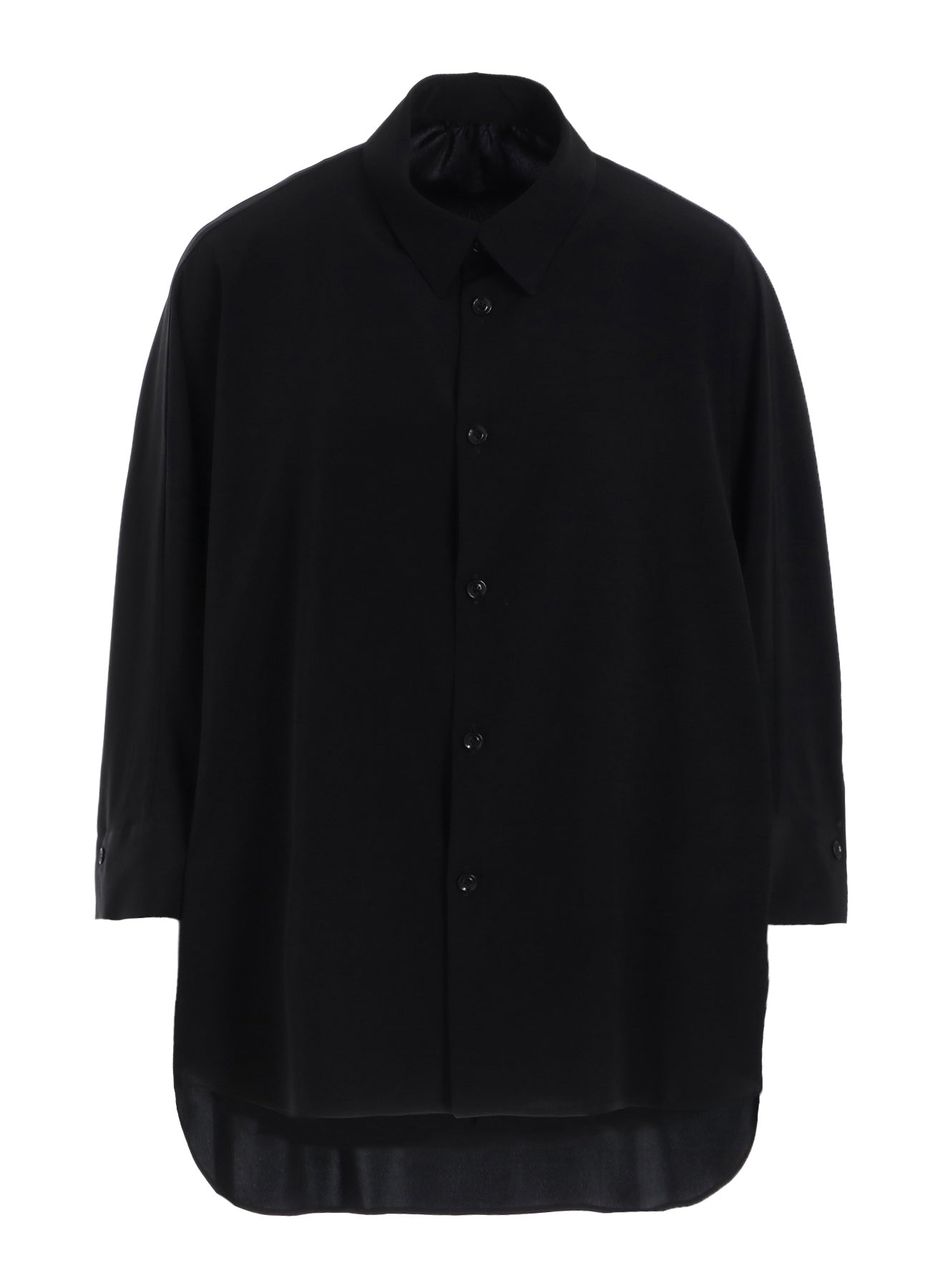 Elegant Crepe de Chine Half Sleeve Cape Blouse - Women's Fashion Tops for Office, Party & Special Occasions