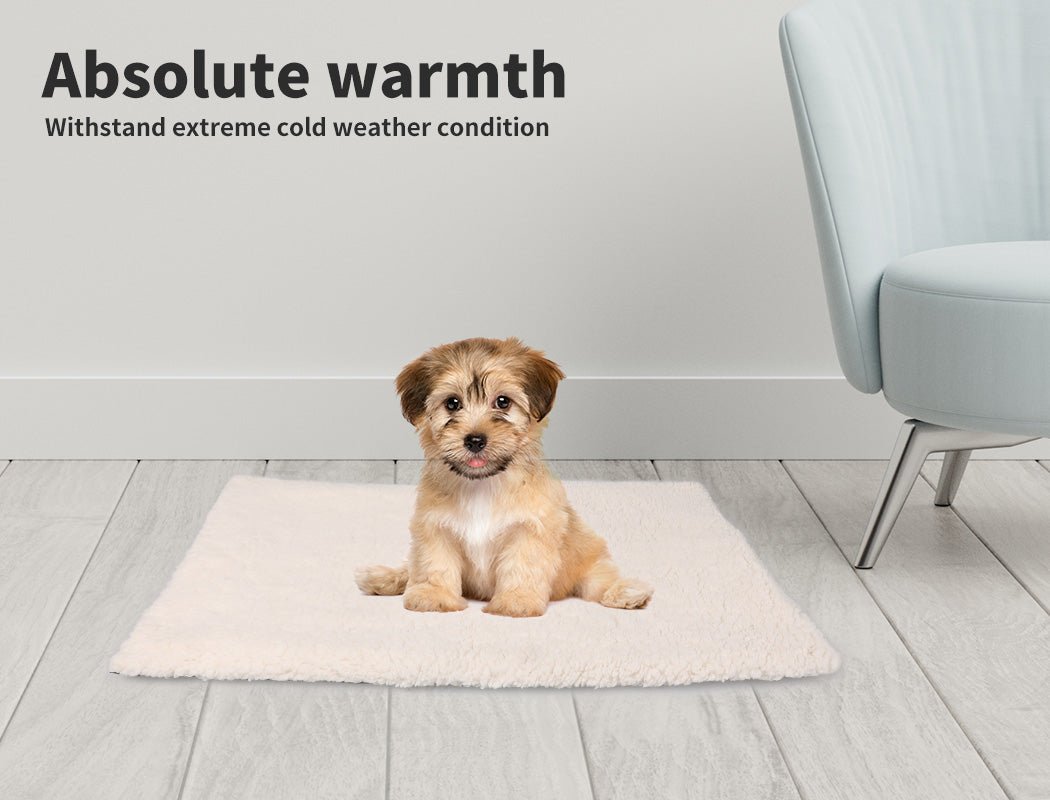 Electric Heated Pet Bed for Dogs & Cats - Soft Warming Pad with Removable Cover, Orthopedic Mattress & Cushion - Perfect for Winter, Arthritis Pain Relief & Indoor/Outdoor Use