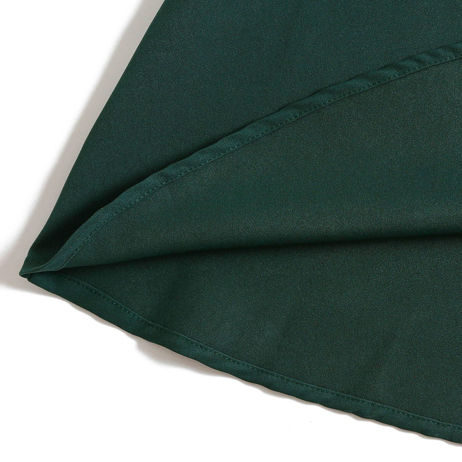 Vintage 1950s Retro Women's Swing Dress - Audrey Hepburn Style Short Sleeve V-Neck Cocktail Party Dress in Green | Perfect for Themed Parties, Date Nights & Special Occasions