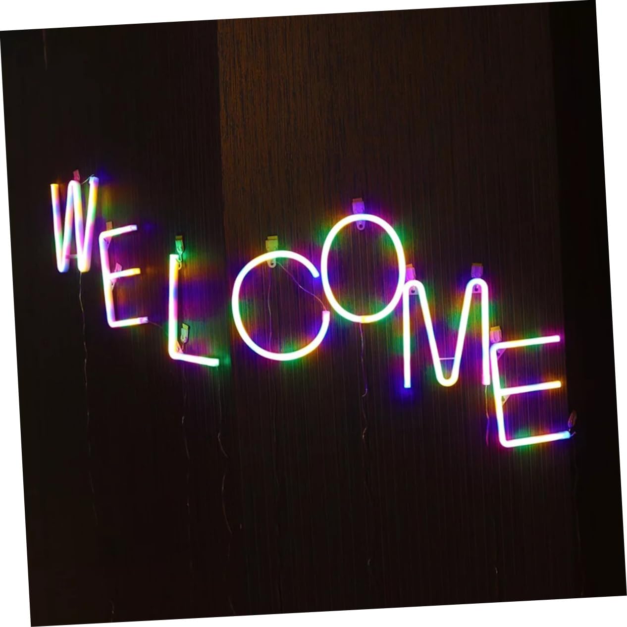 Artibetter 5-Piece LED Lighted Alphabet Letters - USB-Powered Neon Decor for Kids Room, Nursery, Wedding & Party Lighting - Ambient Night Light for Home & Bedroom