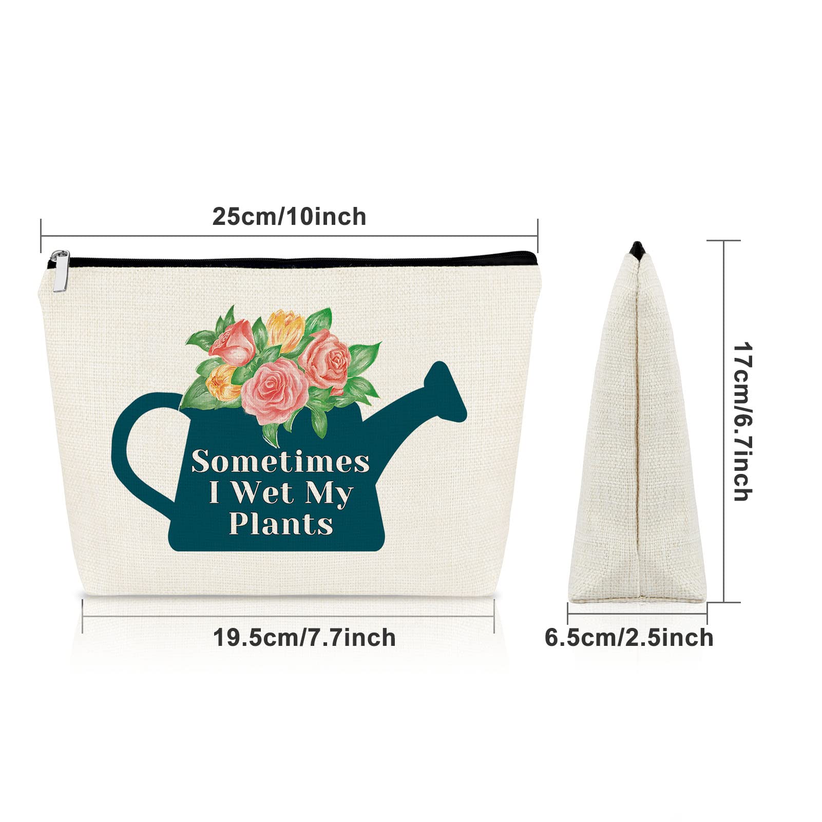Funny Plant Lover Gift - Gardening Themed Makeup Bag for Women | Perfect Appreciation, Retirement & Housewarming Gift for Gardeners & Plant Enthusiasts | Great for Travel, Daily Use & Cosmetics Storage