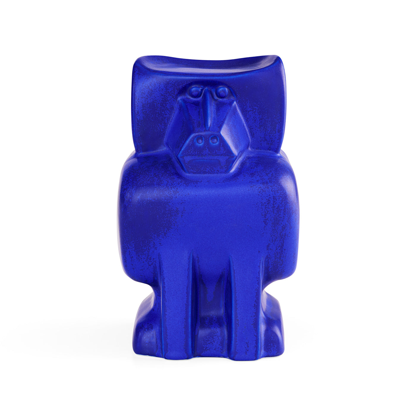 Cobalt Blue Baboon Figurine - Unique Home Decor, Collectible Animal Statue for Living Room, Office & Gift Ideas