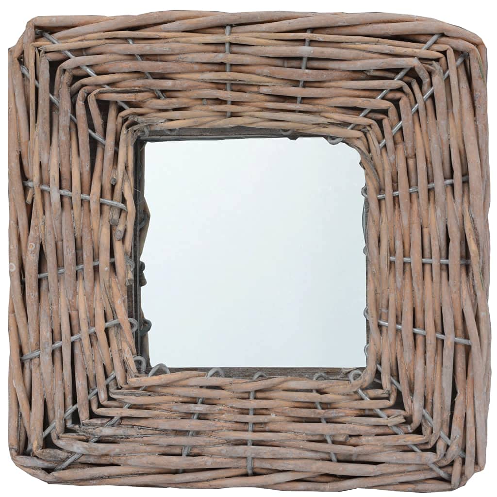 CHARMMA 3-Piece Decorative Wicker Mirrors Set - 5.9