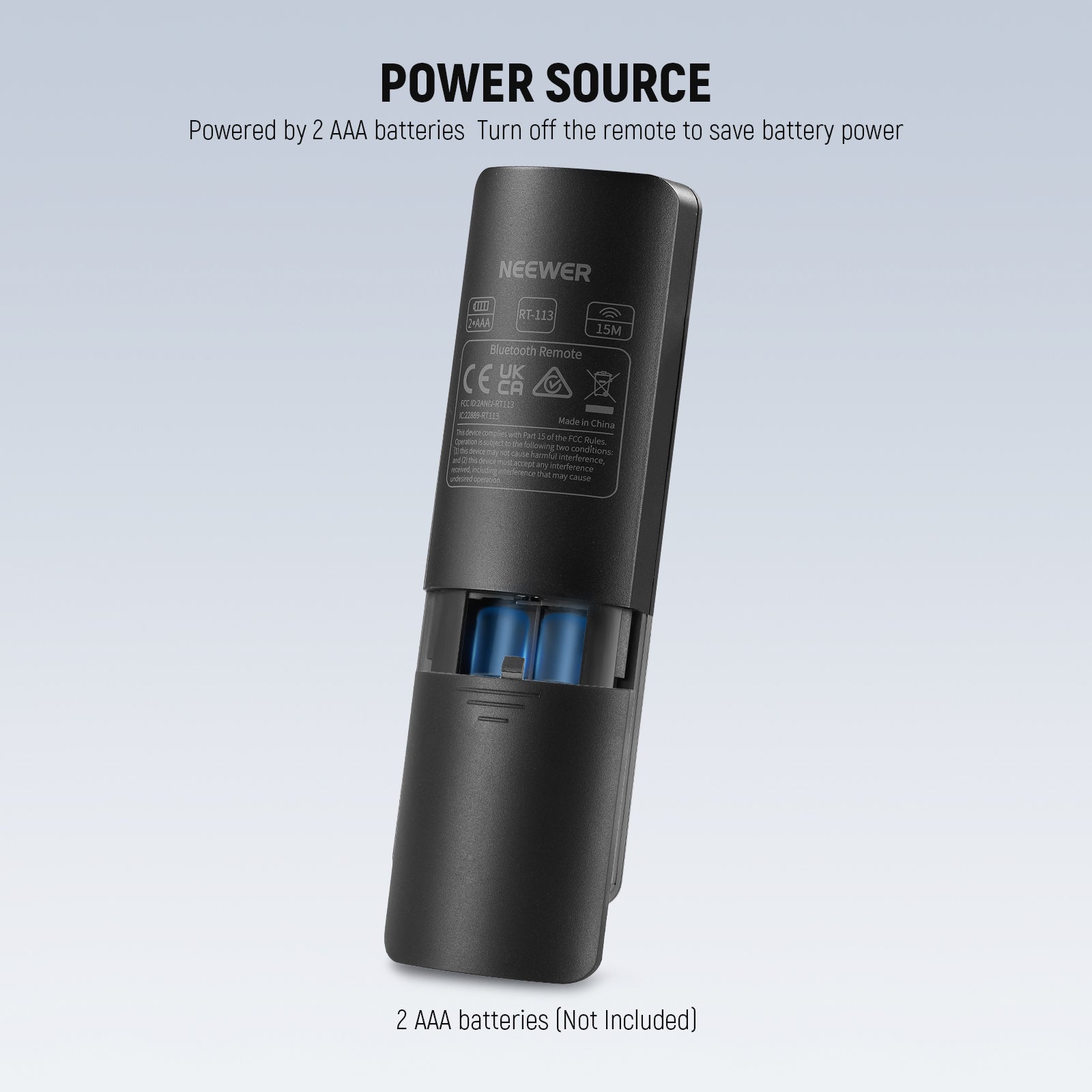 NEEWER RT113 Wireless Remote Control for Teleprompter - Compatible with NEEWER Teleprompter App - Perfect for Video Recording, Live Streaming & Presentations