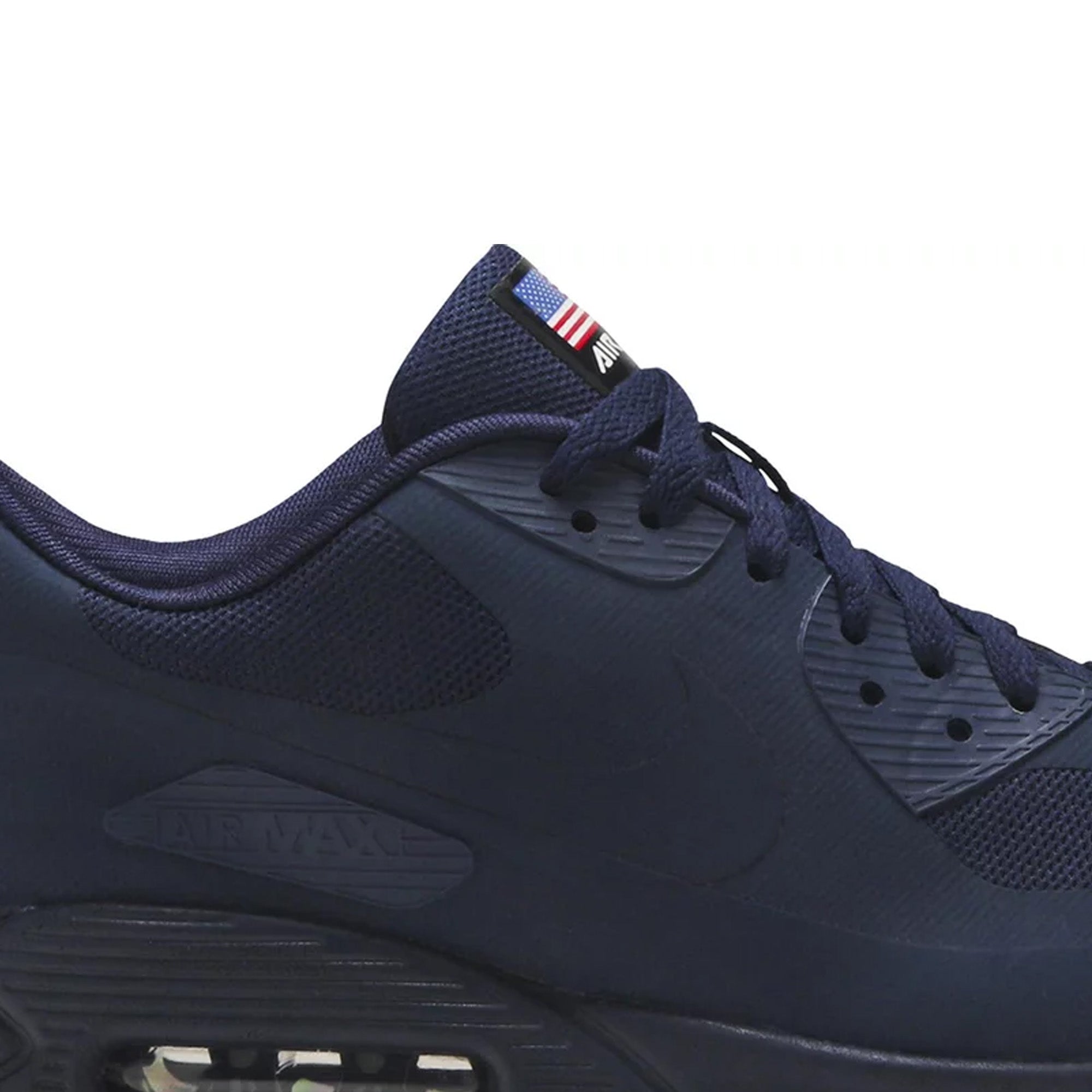 Nike Air Max 90 'Independence Day' Navy Blue Running Shoes - New Men's/Women's Sneakers for Casual Wear, Jogging & Street Style Fashion