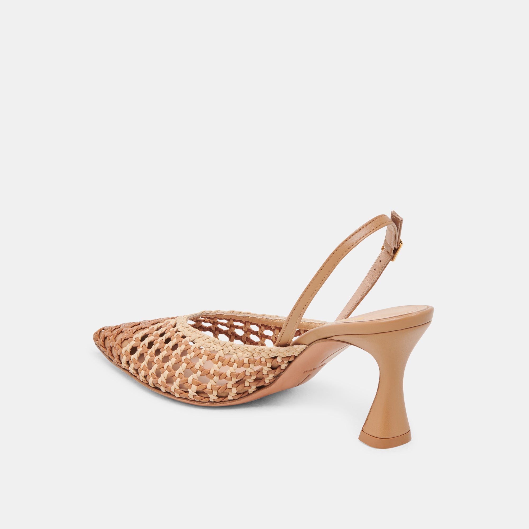 Gloria Women's Brown Woven Heels - Comfortable & Stylish High Heel Shoes for Parties, Weddings & Evening Events
