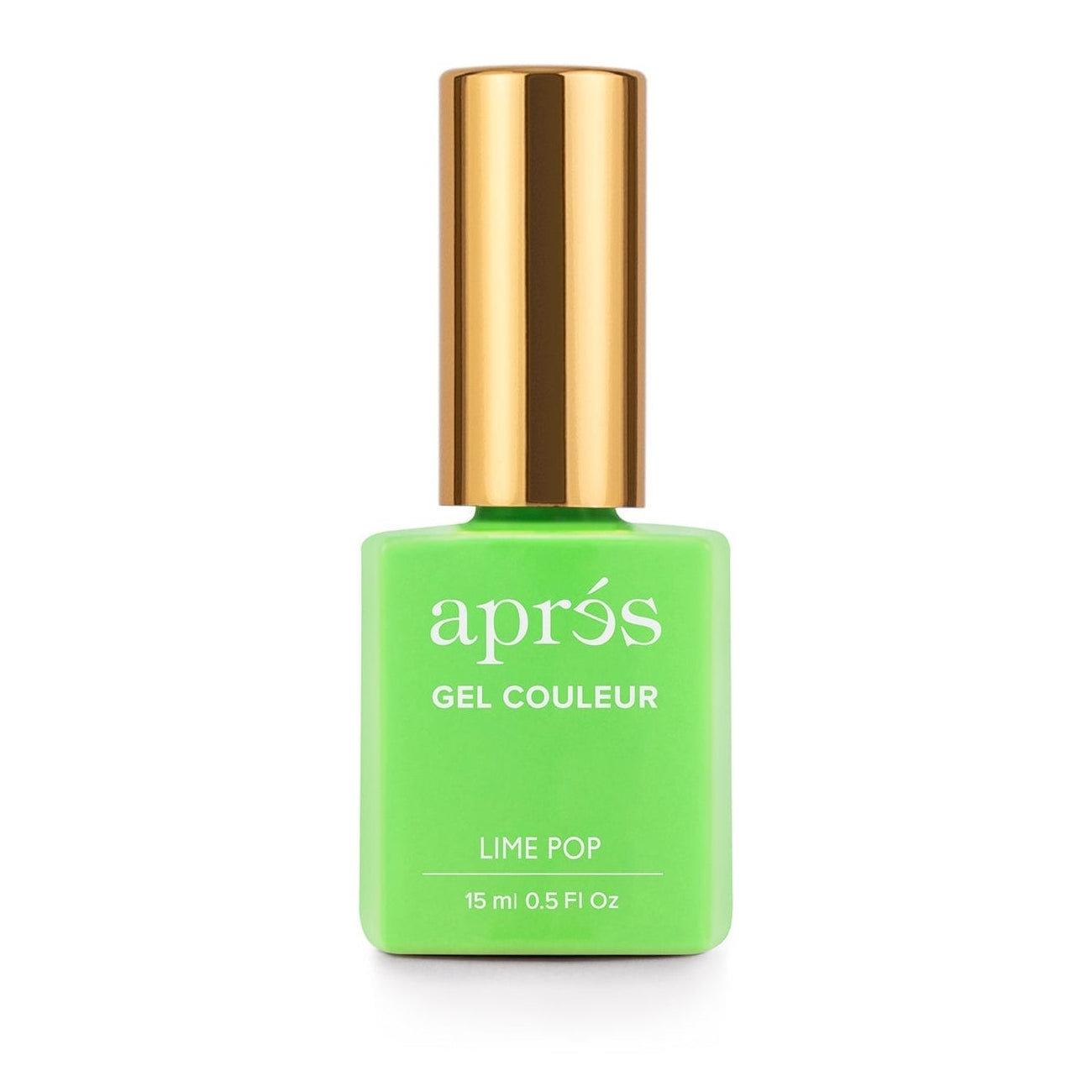 Apres Gel Polish - Lime Pop Nail Color - Long Lasting UV LED Gel Nail Polish for Manicures & Pedicures - Perfect for Summer Nails & Salon Use