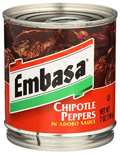 Embasa Chipotle Peppers in Adobo Sauce - 3 Pack (7 oz Each) | Authentic Mexican Flavor for Tacos, Burritos & Salsas | Spicy Canned Peppers for Cooking & Meal Prep