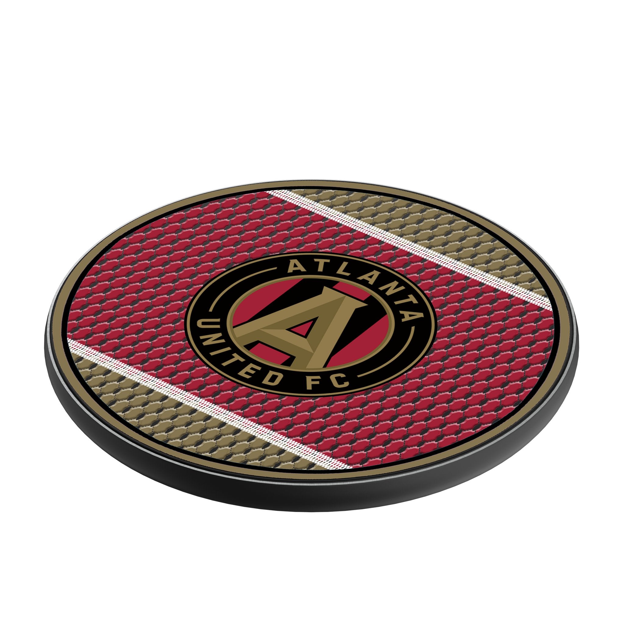 Atlanta United FC 15W Fast Wireless Charger - Qi-Certified Phone Charging Pad for iPhone, Samsung, Galaxy - Perfect for Home, Office, and Car Use