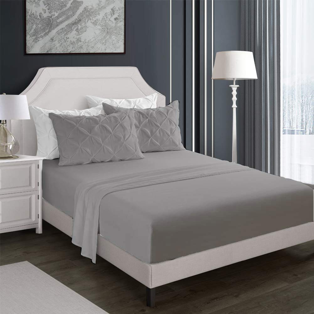 Premium 1000 Thread Count 4-Piece Full Size Sheet Set - 54x80 Inches | 100% Egyptian Cotton Bedding | Includes 1 Flat Sheet, 1 Deep Pocket Fitted Sheet (21
