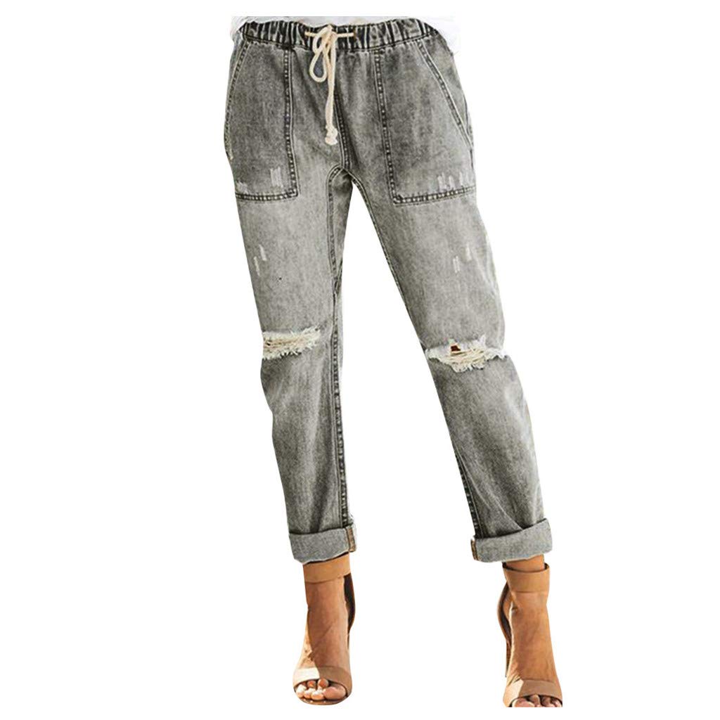 Posijego Women's Fall Winter Stretch Denim Jeans - High Waist Casual Pants for Women | Comfortable Everyday Wear, Office & Weekend Outfits