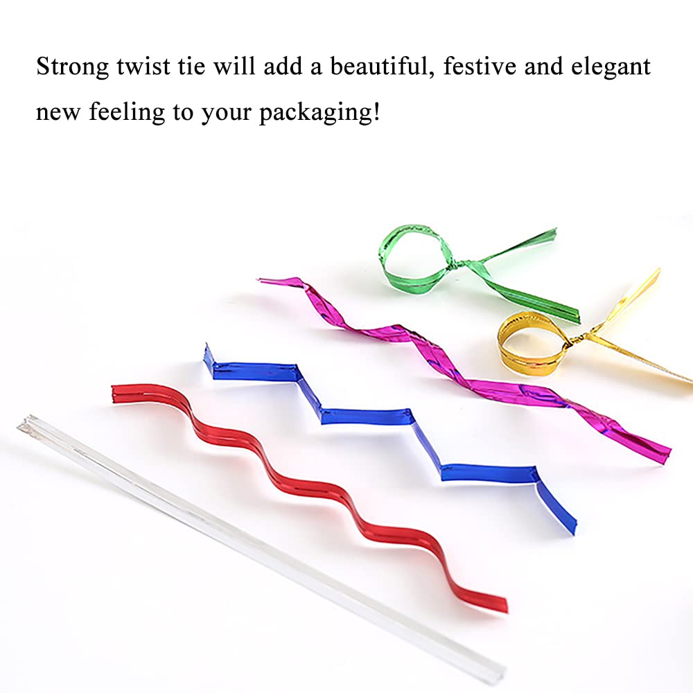700Pcs 7-Color Metal Twist Ties for Baking, Gifts & Crafts - 4