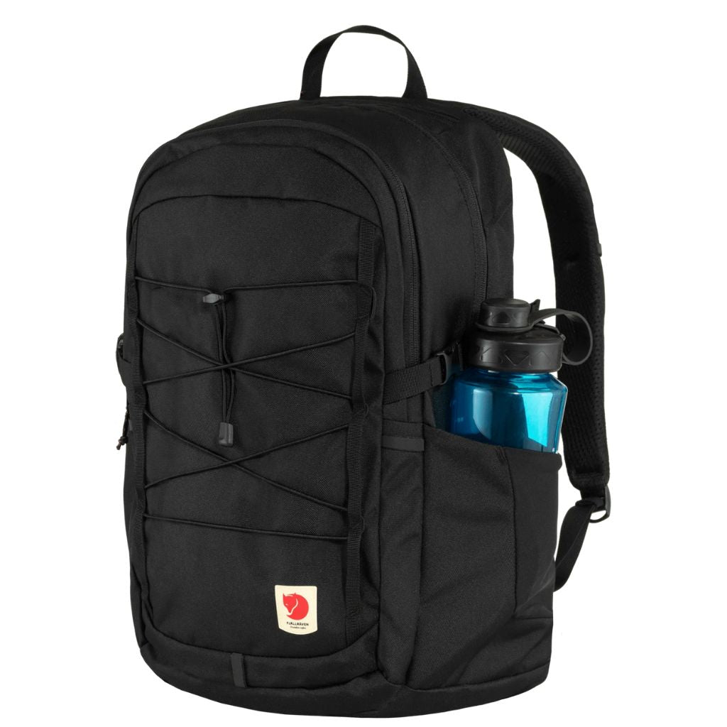Fjallraven 15 Skule 28L Backpack - Durable Water-Resistant School & Travel Backpack for Men & Women - Perfect for Hiking, Commuting & College (Black)