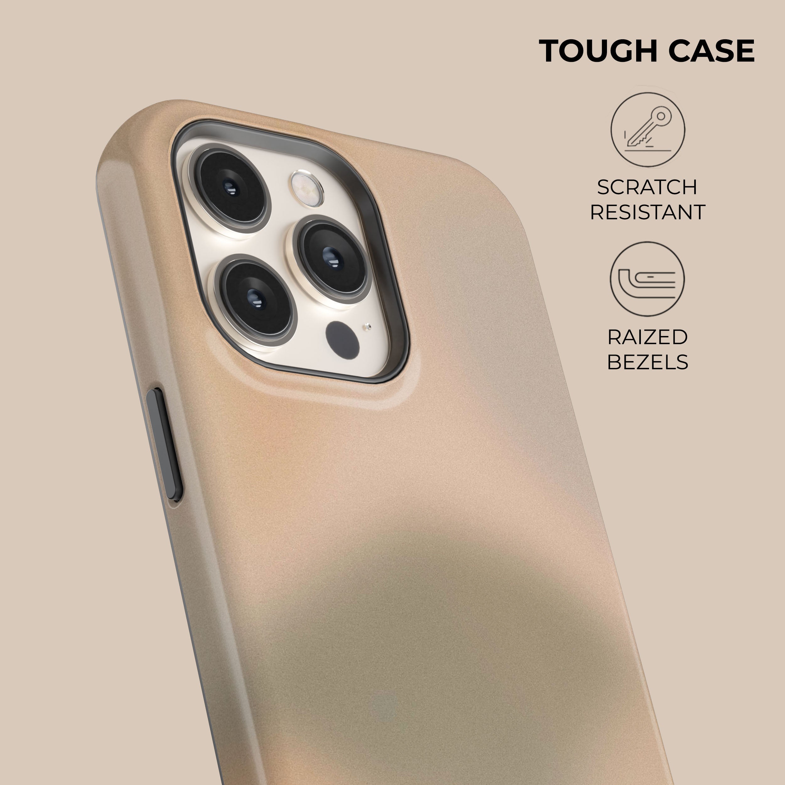 Ethereal Blur Phone Case - Shatterproof Protective Cover for iPhone 15/14/13/12/11 Pro Max - Soft Matte Finish with Grip - Perfect for Everyday Use, Travel & Outdoor Activities