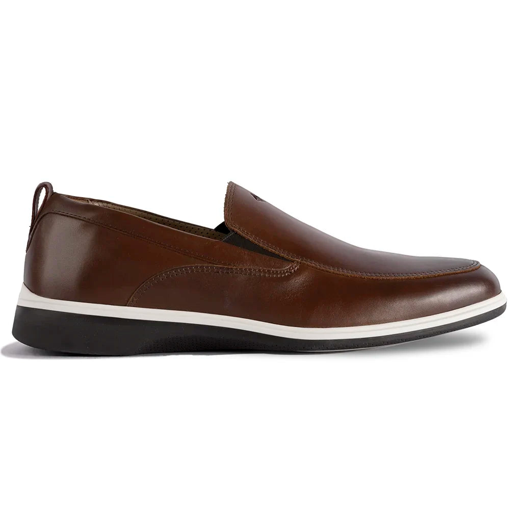 Comfortable Slip-On Shoes for Men & Women - Lightweight & Breathable Coffee Color Casual Loafers - Perfect for Walking, Travel, and Everyday Wear