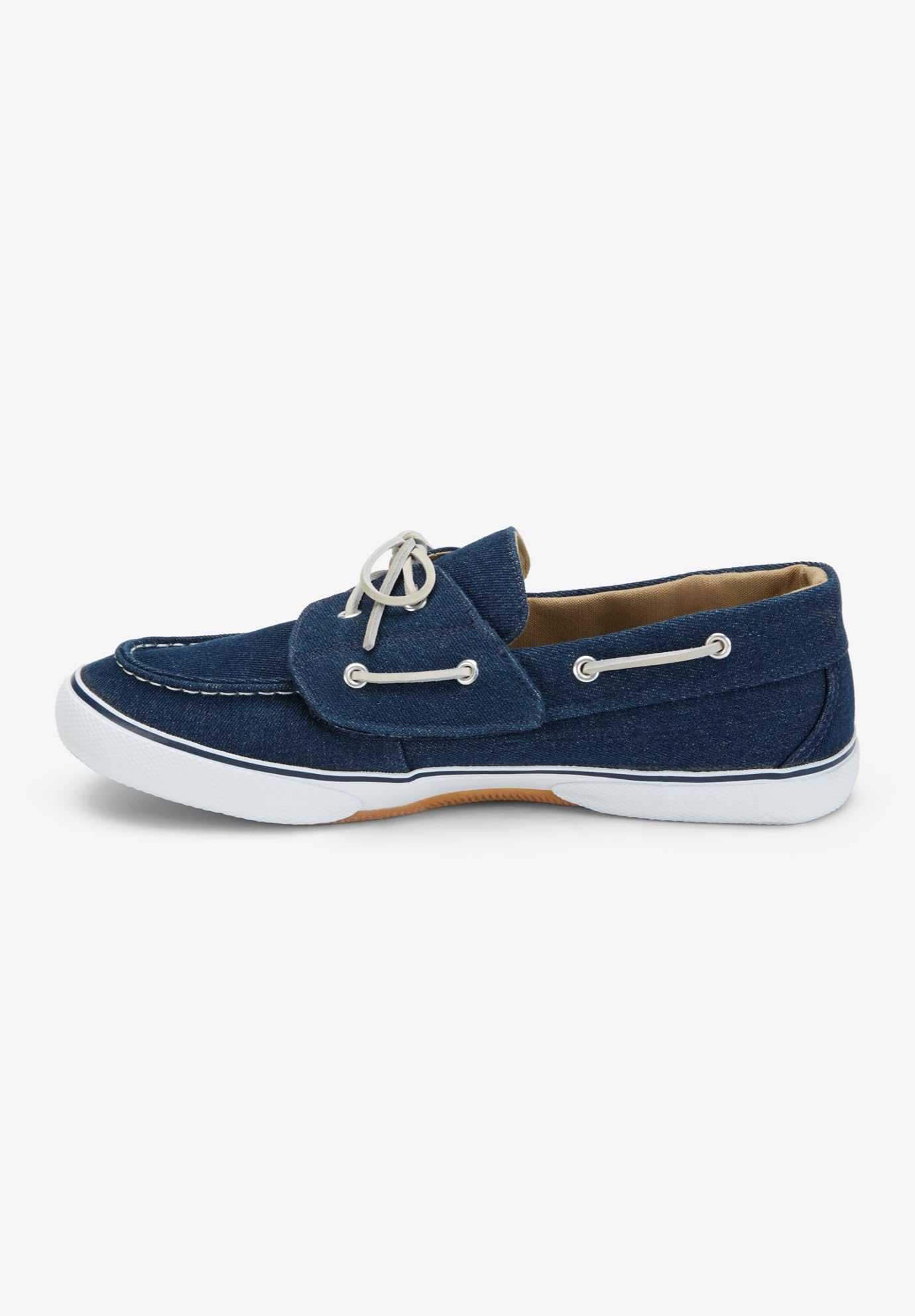 KingSize Men's Canvas Boat Shoes - Comfortable Non-Slip Deck Shoes for Casual Wear, Sailing & Outdoor Activities
