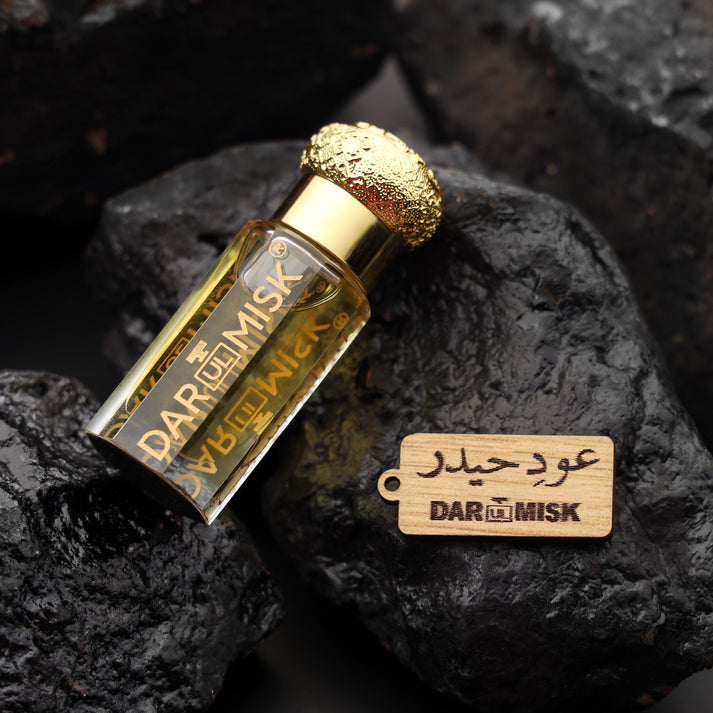 12ml Oud E Haider Premium Arabic Attar Oil - Pure Perfume Oil for Men & Women - Perfect for Special Occasions, Meditation & Spiritual Practices