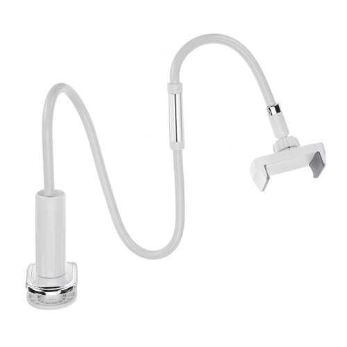 BUBM 1M Flexible Long Arm Metal Clip Holder Stand for 4.6-6.9 Inch Tablets & Smartphones - Perfect for Bed, Desk, Kitchen & Car Use