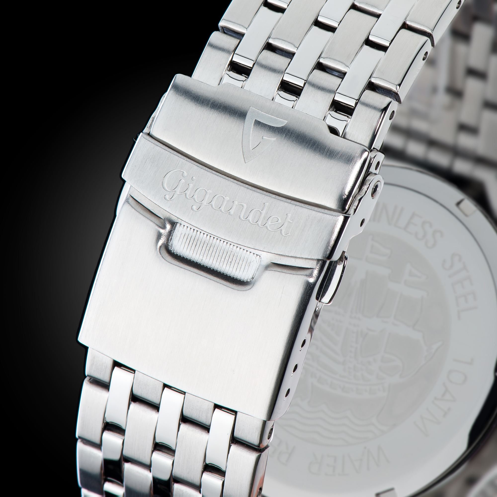 Gigandet Fast Track Men's Chronograph Analog Quartz Watch - Silver & Black (Model G12-004) | Stylish Dress Watch for Business, Formal Events & Everyday Wear
