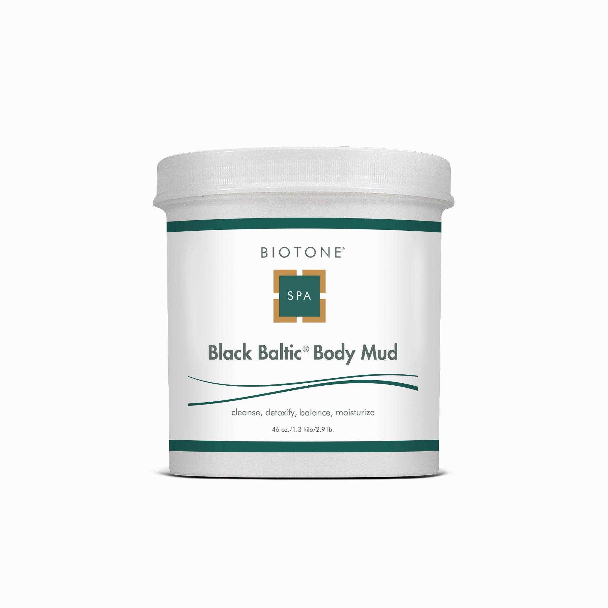 BIOTONE® Black Baltic Body Mud - Organic Deep Cleansing & Detoxifying Mud Mask for Face & Body - Spa & Home Relaxation Therapy