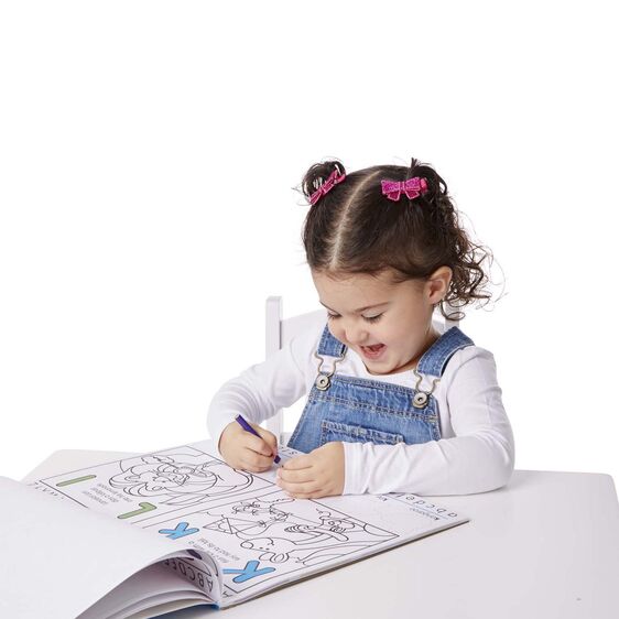 Alphabet Learning Activity Pad for Kids - Reusable Writing Practice Workbook for Preschool & Kindergarten - Perfect for Home & Classroom Use